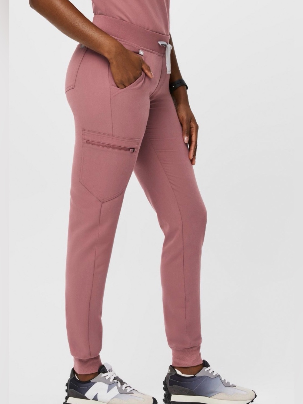 Figs Zamora Scrub Joggers in Mauve, Women’s Medium - Picture 7 of 8
